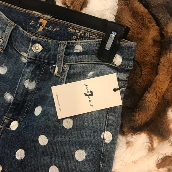 NWT 7 For All Mankind The High Waist Ankle Skinny - Picture 9 of 9